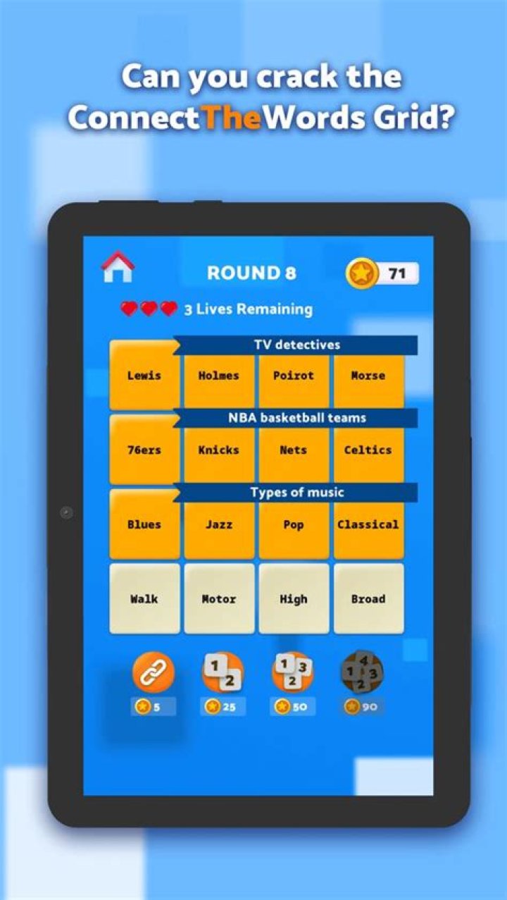 Connect 4 Words Round 24 Game Solver